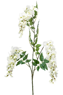 Emerald Kunstbloem Blauweregen 70cm crème