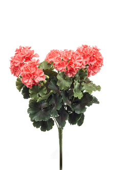 Emerald Kunstplant Geranium UV 41cm peach