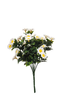 Emerald Kunstplant Madeliefje UV 28cm wit