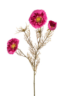 Emerald Kunstbloem Klaproos 68cm beauty