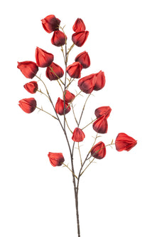 Emerald Kunstbloem Physalis 90cm rood