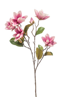 Emerald Kunstbloem Magnolia fuchsia 92cm