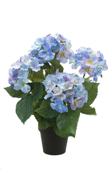 Emerald Kunstplant in pot Hortensia blauw 40cm