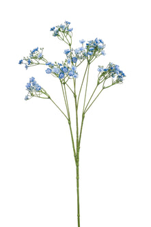 Emerald Kunstbloem Gypsophilia blauw 68cm