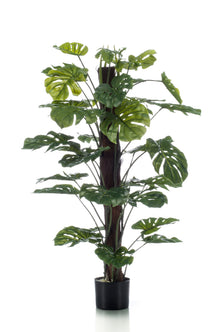 Emerald Kunstplant Monstera op paal 120cm