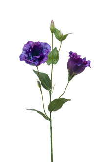 Emerald Kunstbloem Eustoma paars 60cm