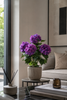 Emerald Kunstplant Hortensia 45cm blauw in pot