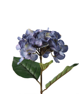 Everplant Kunstbloem Hortensia Blauw 66 cm