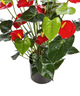Everplant Kunstplant Anthurium Rood 78 cm met Pot