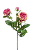 Emerald Kunstbloem Roos roze/paars 58cm