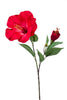 Emerald Kunstbloem Hibiscus rood 65cm