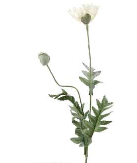 Everplant Kunstbloem Papaver Joleen Wit 71,1 cm