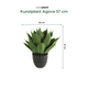 Everplant Kunstplant Agave 57 cm
